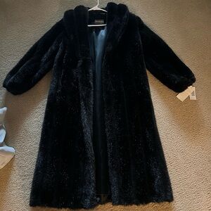 Monterey Fashions Faux Fur Coat